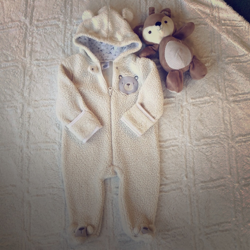 Baby cool weather onesie